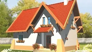 Prezentare casa cu mansarda ADA pe structura metalica