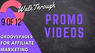 GrooveFunnels Walkthrough: GroovePages Affiliate Marketing (Embed A Promotional Video)