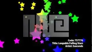 CG動画素材『星のアニメーション』/ Royalty-Free Cherry Loopable Falling Star