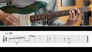 [TAB譜] Paperback Writer(The Beatles) Guitar riff [ギター]