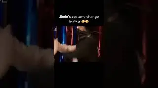 Jimin&rsquo;s costume change in filter 🤯