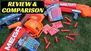Обзор и сравнение дротиковых стрел NERF MEGA Whirlwind Accustrike