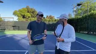 TESTING THE TOROLINE SUPER TORO TENNIS STRING WITH COACH JEROD - THIS IS THE PERFECT STRING FOR US!