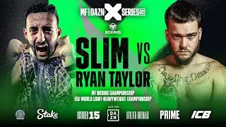Misfits x DAZN 002: Slim Albaher vs. Ryan Taylor Weigh In Livestream