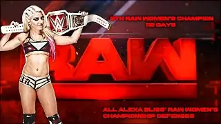 All Alexa Bliss' Raw Women's Championship Defenses (1ST REIGN)