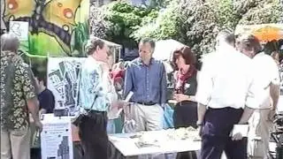 Lenzsiedlung Nachbarschaftsfest im Innenhof 2001