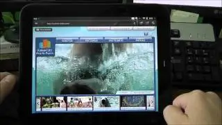 VisitKC Microsite on HP TouchPad