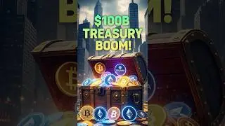 $100B Crypto Treasury BOOM! 🚀 Bitcoin, Ethereum & Solana Stacking Up#Bitcoin #Ethereum #CryptoNews