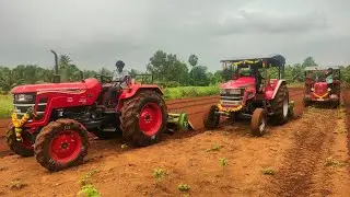 Mahindra yuvo tech plus 585 and Arjun 605 ,415 di same time rotavator performance in solam land
