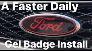 Gel Badge Overlay Install MK6 Fiesta (Update)