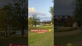 Casselman ON: #viarail Siemens Venture Over South Nation River #trainspotting #railfanning #trains