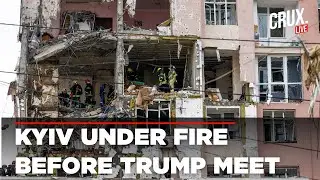 LIVE | Drone And Missile Attack Rocks Kyiv Before Zelensky's Florida Meeting With Trump | Russia