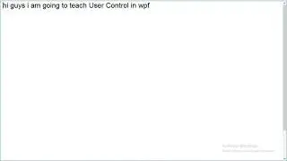 WPF User Control