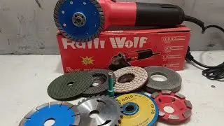 RALL WOIF Angel Grinder #machine #4 inch marble# polishing iron cutting wood cutting inextra machine