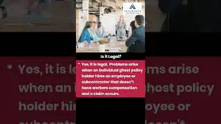 Workers' Compensation Ghost Policy | InsuranceAdvisor.com Shorts | #shorts