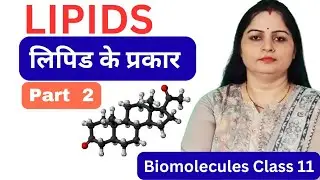 LIPIDS-PART2 ,TYPES  OF LIPIDS ( SIMPLE, COMPOUND, DERIVED) class 11 biology in Hindi N.S.BIO WORLD 