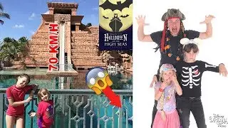 CROISIÈRE DISNEY JOUR 2 • GLISSE AVEC LES REQUINS & HALLOWEEN À BORD !! - Studio Bubble Tea