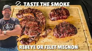 Ribeye vs. Filet Mignon: Which Steak Wins on the Pellet Grill? | Taste the Smoke