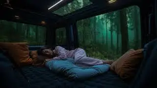 Cozy Car Rain Ambience at Night 🌧️🚗 Soft Rain on the Roof for Instant Sleep & Deep Relaxation