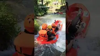 mini rafting di camp hulu cai bogor #wisata #riveractivities #dibogor #bogor #healing