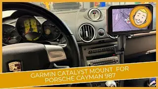 Garmin Catalyst Installation and Mount in a Porsche Cayman 987