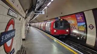 London Underground Jubilee Line 1996 Stock Trains (10 January 2025 pt2)