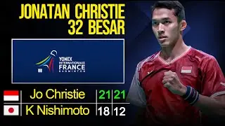 Jonatan Christie vs K Nishimoto (Jpn) | R32 French Open 2025 S750 | Live Badminton Reaction + Score