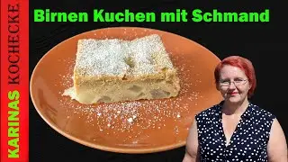 Feiner saftiger Birnenkuchen | Einaches schnelles Kuchen Rezept