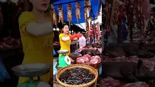 Colorful Sights of an Asian Wet Market with Unusual Animal D&eacute;cor@SyahrulRizki-ai