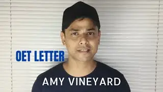 Amy Vineyard OET letter (മലയാളത്തിൽ പഠിപ്പിക്കുന്നു)