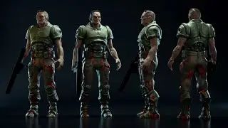 Zombieman WIP. Inspired by Doom and Doom II.