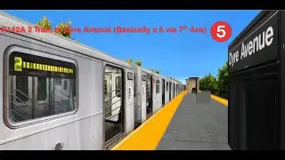 Openbve - R142A 2 Train to Dyre Ave