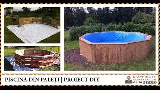 Cum sa construiesti o piscina din paleti. Proiect DIY de la Fabio