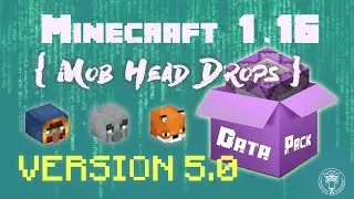 Mob Head Drops v5 for Minecraft 1.16+