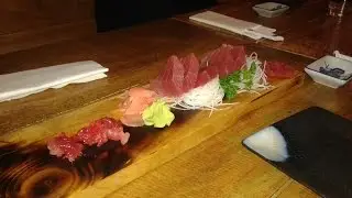 Japanhako - 80 lb bigeye tuna cutting show, 712 Bloor St W, Toronto