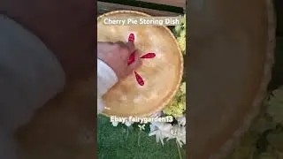 SOLD!  #cherry #pie #ceramic #ebay