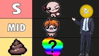 Ranking Every Isaac Character From Best To Worst! (Character Tier List)