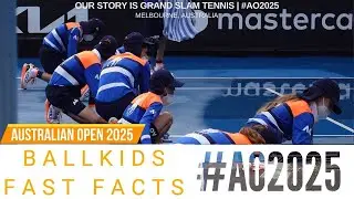 ⁴ᴷ #ao2025 BALLKIDS FAST FACTS! even more SIGHTS sounds SUMMER TENNIS!! | #atptour #wtatour