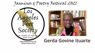 Gerda Govine Ituarte features at the Jasmines & Poetry Festival