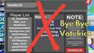 VOTEKICK HAS BEEN REMOVED (BYE BYE VOTEKICK) | Roblox Arsenal