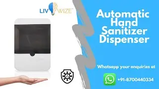 Automatic Touchless Hand Sanitizer Dispenser | Wall Mount Contactless Hand Sanitizer Machine