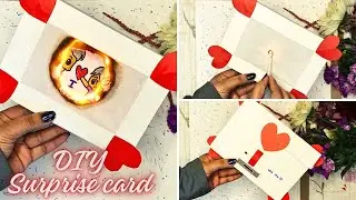 DIY Surprise Card | Magical Fire Card tutorial | Secret Message Card | Birthday Card