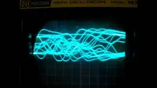 Oscilloscope View Of Sitar Music And Graphics 1