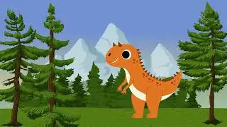Dancing Dinosaur song | Dinosaur song for kids | Kindergarten song | Kids song