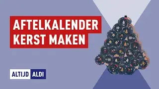 Zo maak je een makkelijke aftelkalender voor Kerst | Altijd Aldi