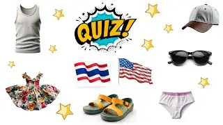 Summer clothing vocabulary with Teacher Mark