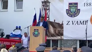 Aleksander Jevšek slavnostni govornik na slovesnosti ob 140-letnici PGD Murska Sobota
