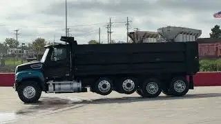 Lot 7-2022 Freightliner 114SD Quad Axle Dump Truck Selling at Auction