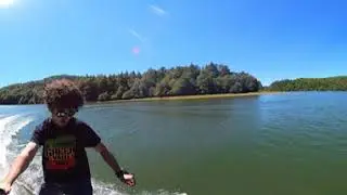 riding onean carver with 360 cam
