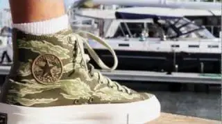 KICKS/HI x CONVERSE FIRST STRING 'TIGER CAMO' CHUCK TAYLOR HI VIDEO.